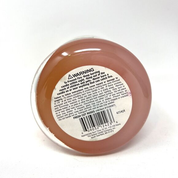 New Yankee Candle Fresh Cut Roses Scented, 22oz Single Wick Candle Large Jar - Picture 5 of 6